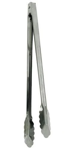 16" Stainless Steel Tongs - Image 2