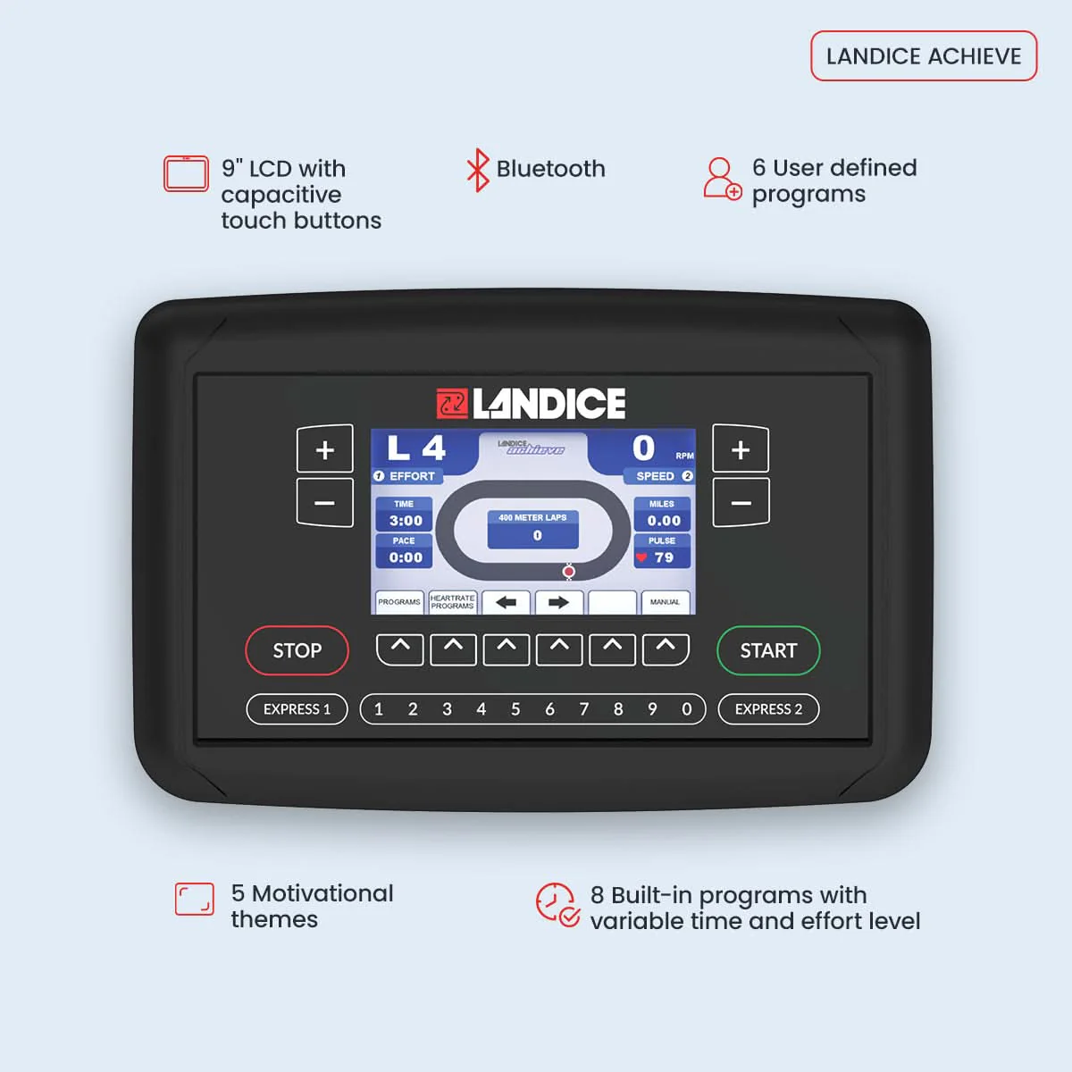 Landice E9 Elliptical Achieve - Image 2