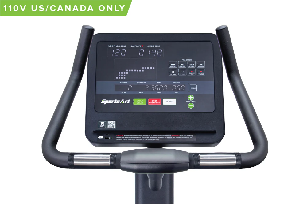 Sports Art C565U Essentials Upright Bike - Image 3