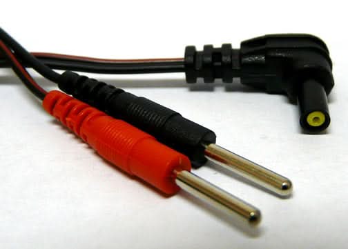 TENS Lead Wire Right Angle Female Socket - 2/Pkg